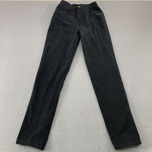 Vintage Rockies Jeans Womens 25 Charcoal High Waist Tapered 90s Rocky Mountain